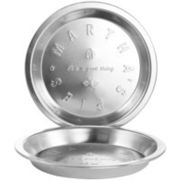 Martha Stewart Other - Martha Stewart 9” Round Embossed with/Bees & Logo Aluminum 2 Piece Pan Set